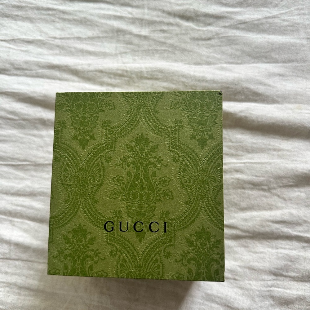 Gucci Olive Green Patterned Box